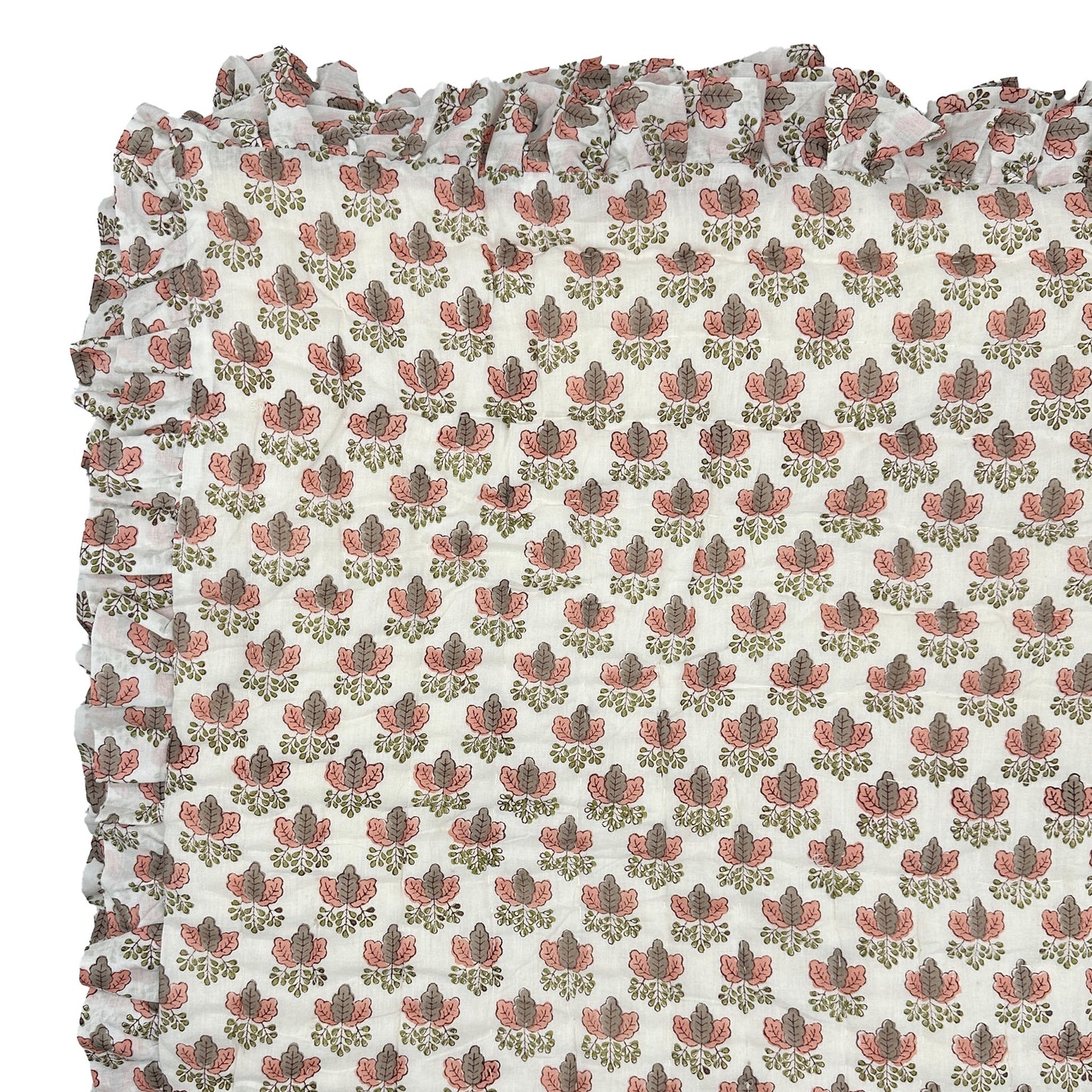 Mimi Handmade Block Print Cotton Quilt