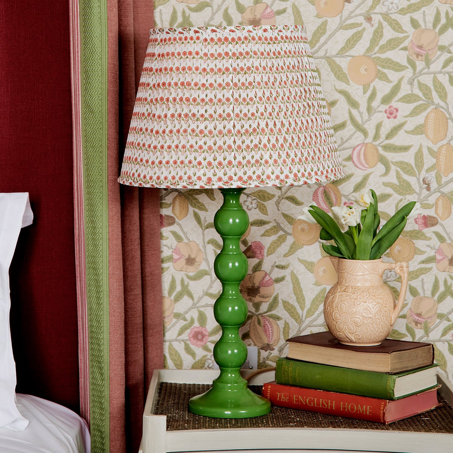 Bobbin Lamp Tall - Army Green
