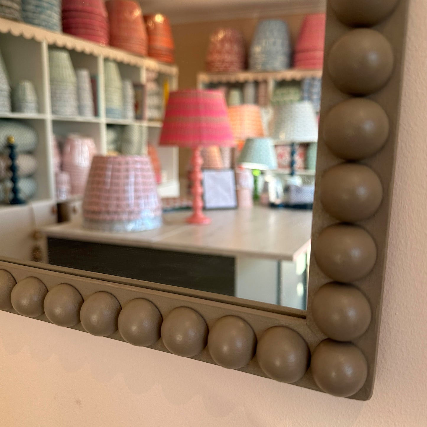 Bobbin Mirror - Latte