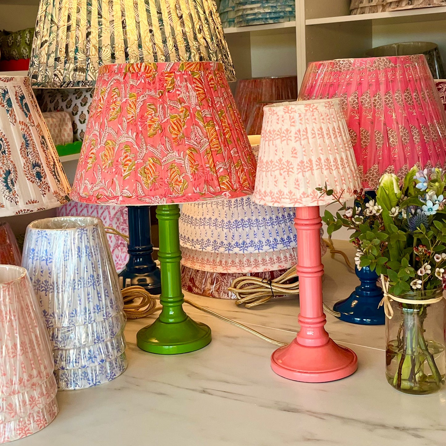 Bamboo Lamp Short - Candy Floss