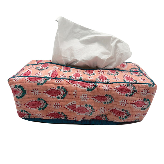 Quilted Tissue box cover - 004