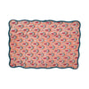 Block print quilted cotton reversible place mat - 004