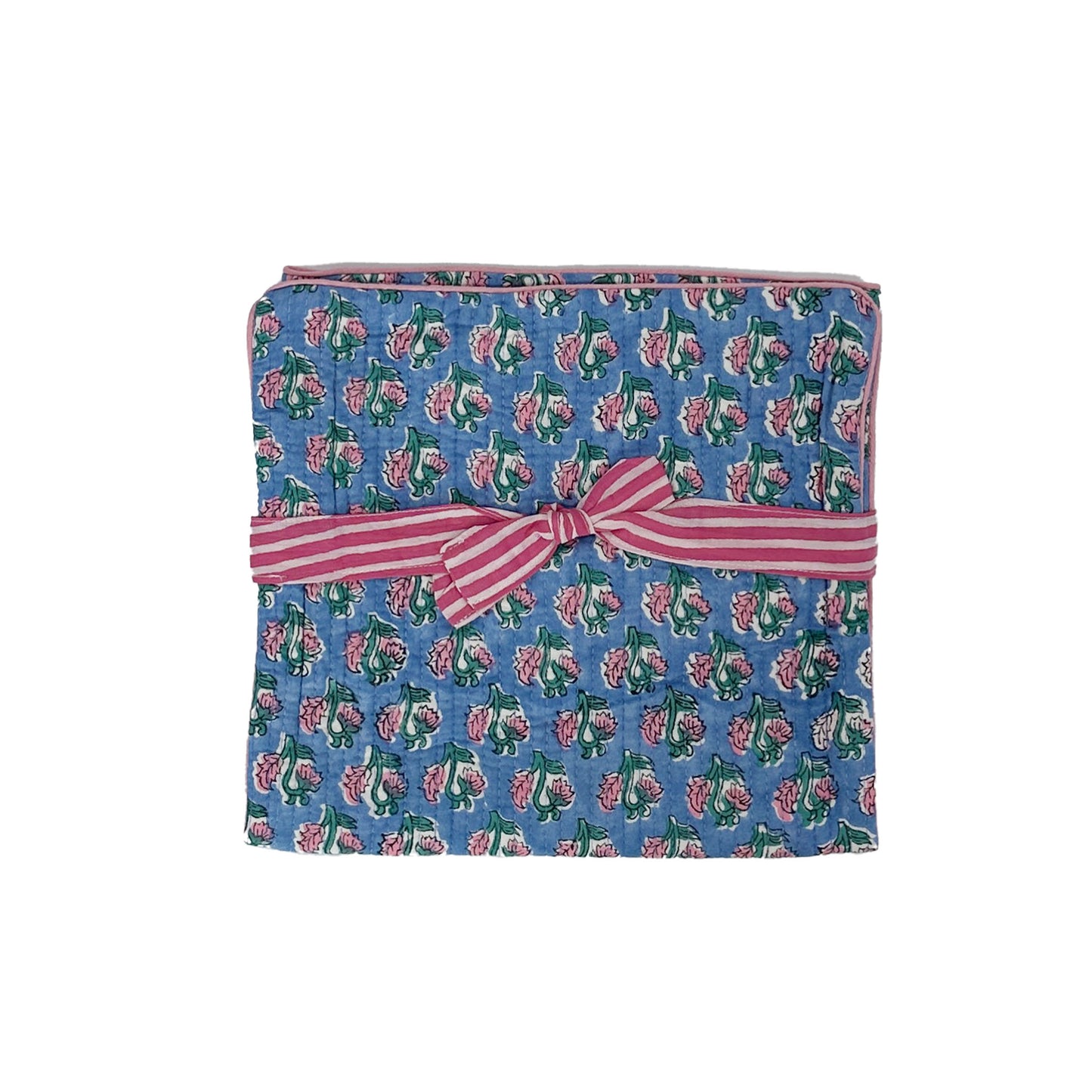 Quilted hot water bottle cover - Chloe