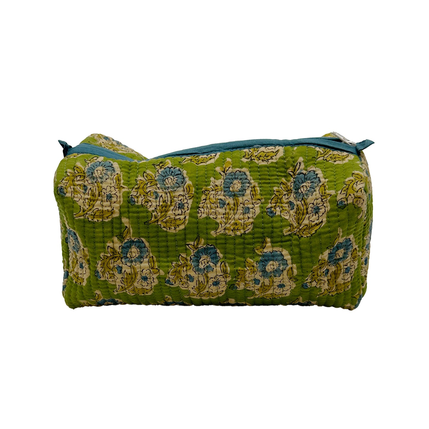 Quilted Cotton Wash Bag - Claudia