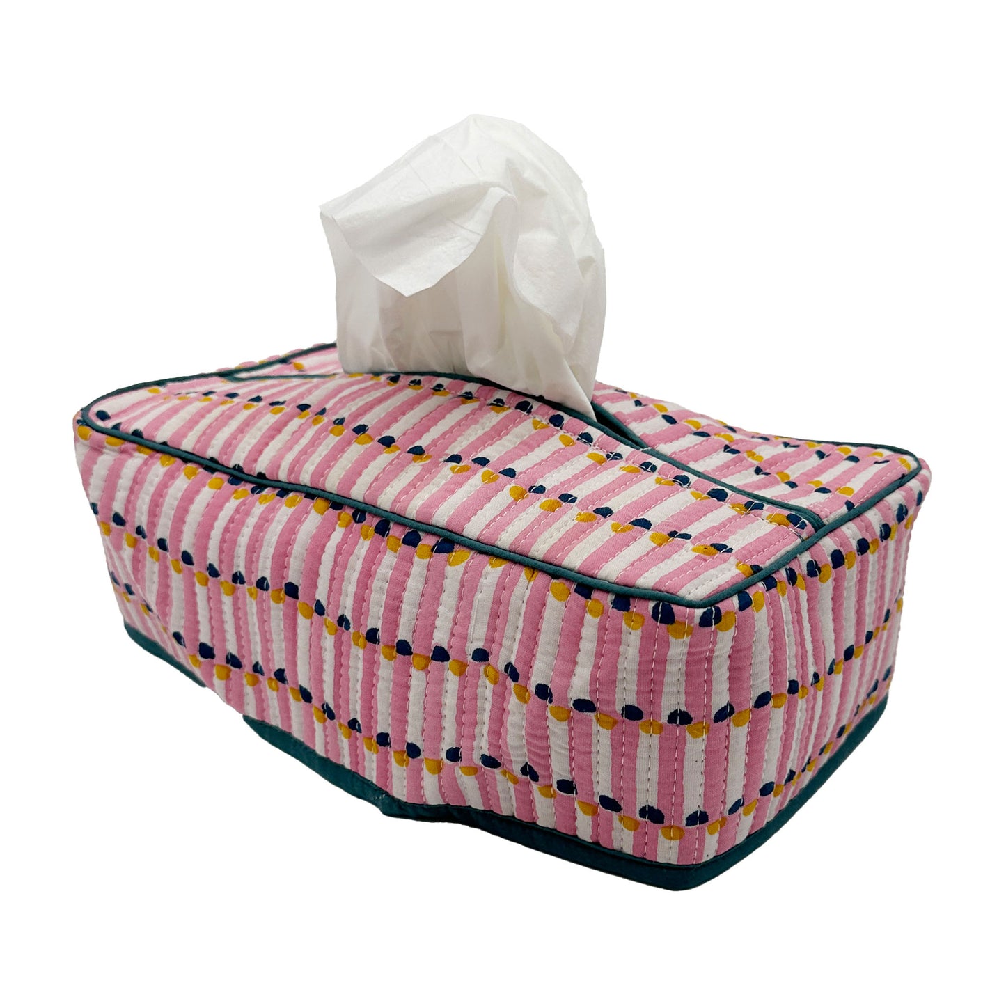 Quilted Tissue box cover - Evie