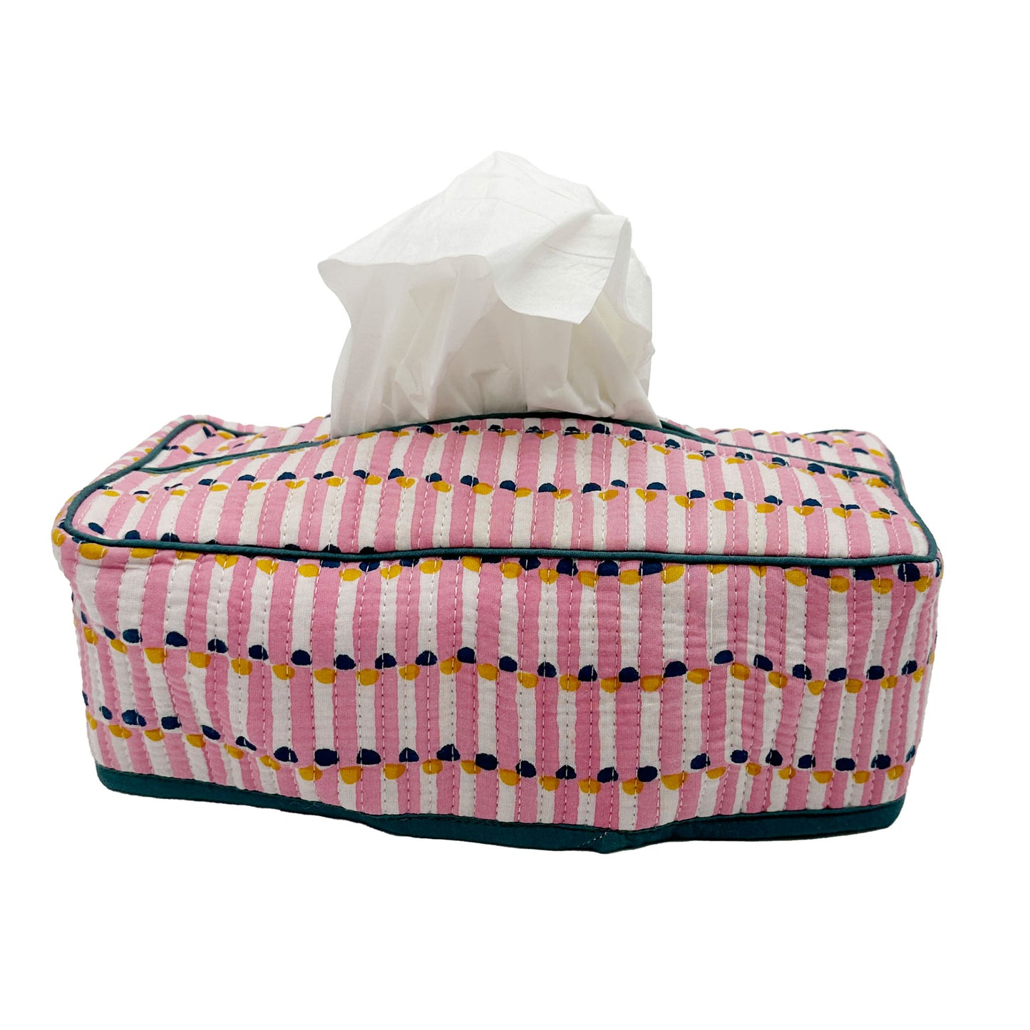 Quilted Tissue box cover - Evie