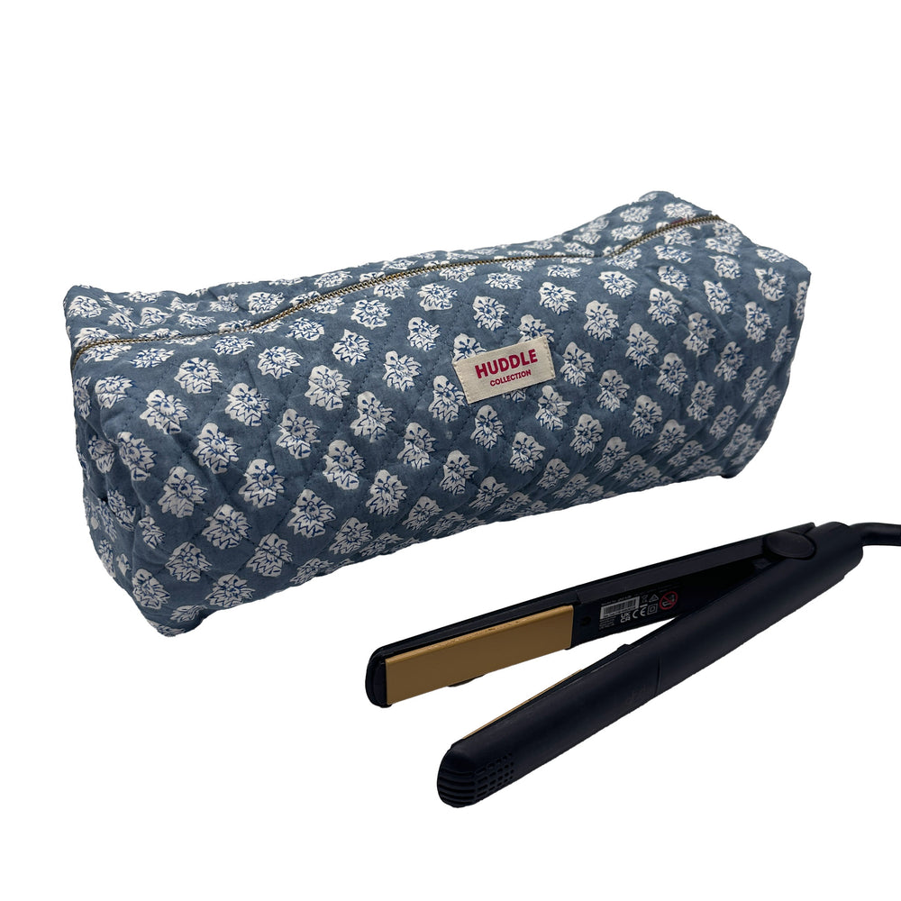 Hair Tool Bag - Georgie in blue