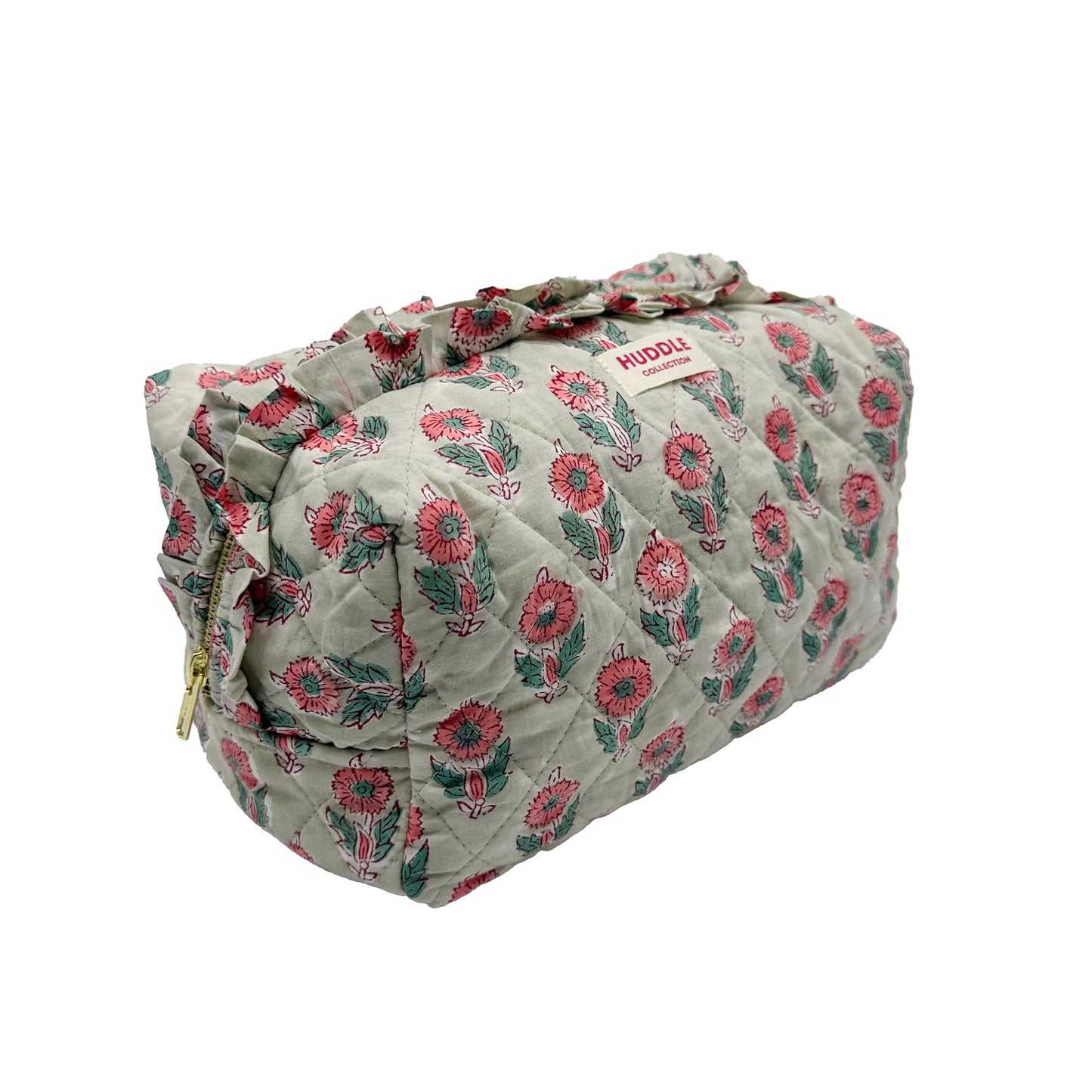 Frilled Cotton Wash Bag - Bea