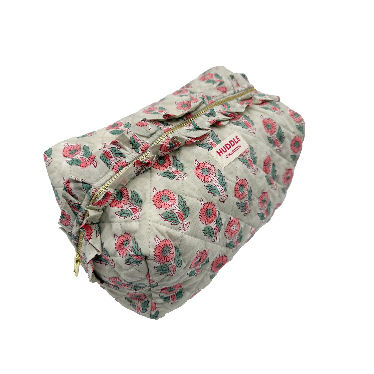 Frilled Cotton Wash Bag - Bea