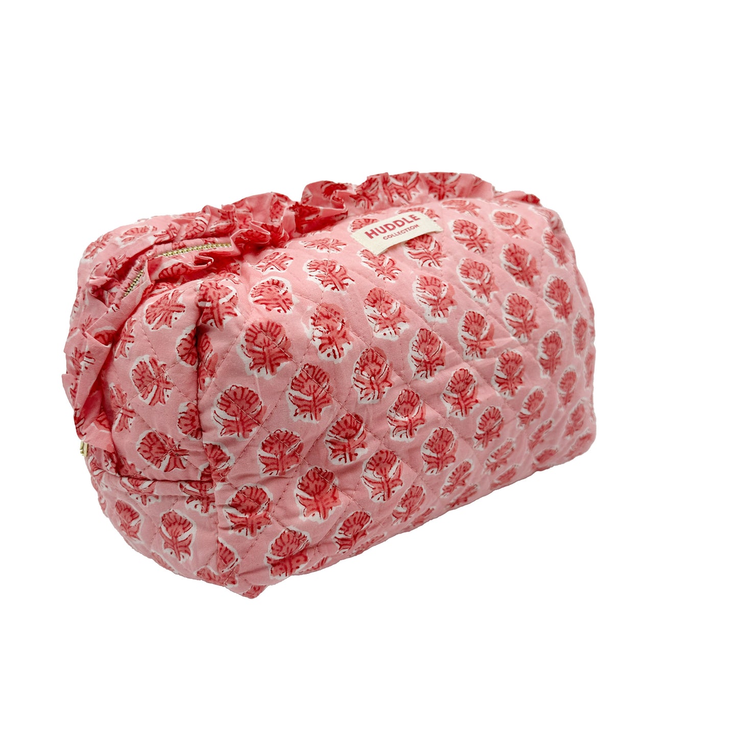 Frilled Cotton Wash Bag - Polly