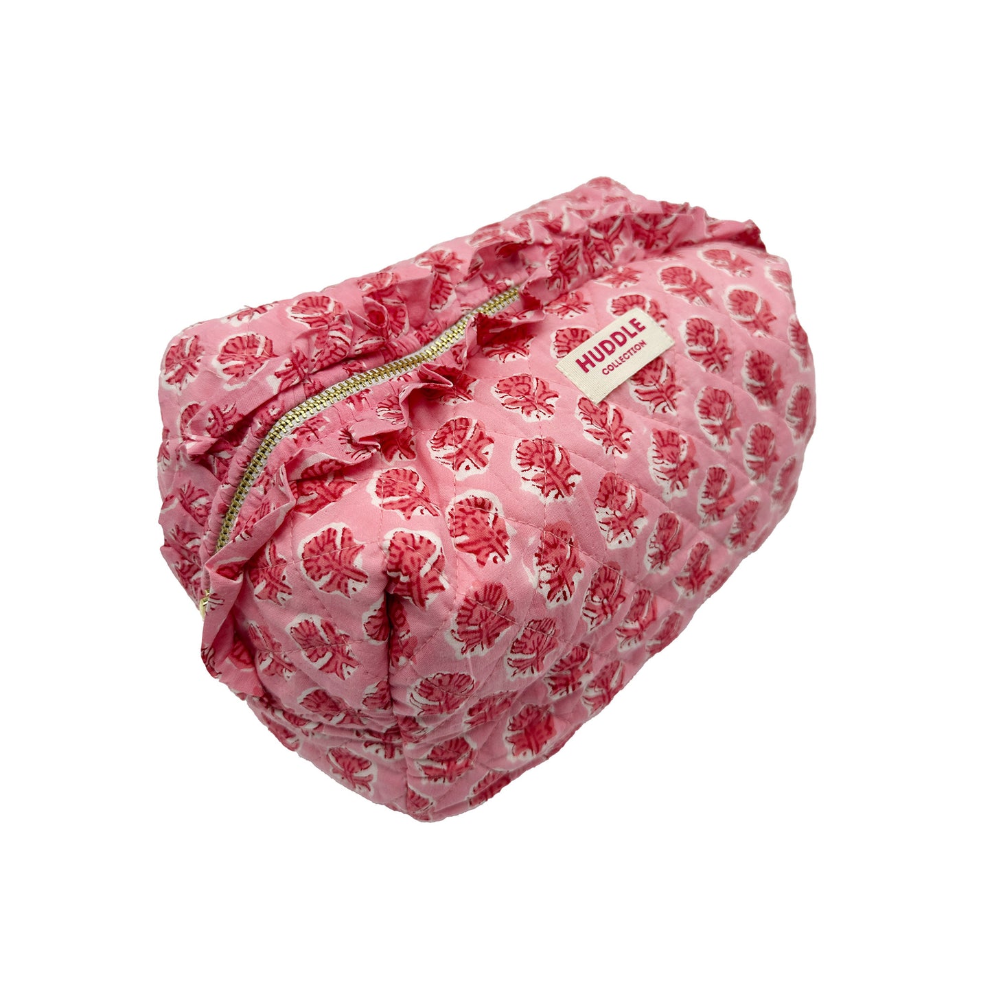 Frilled Cotton Wash Bag - Polly