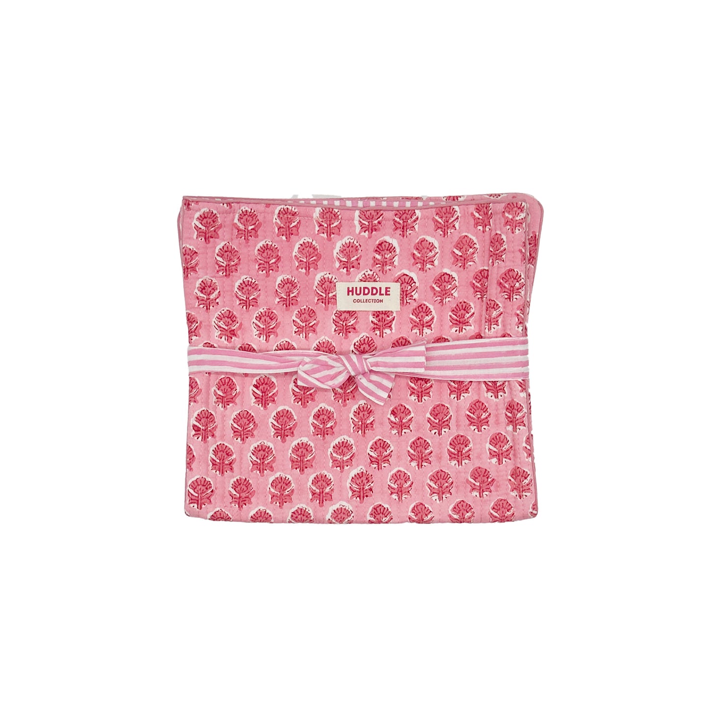 Quilted hot water bottle cover - Polly