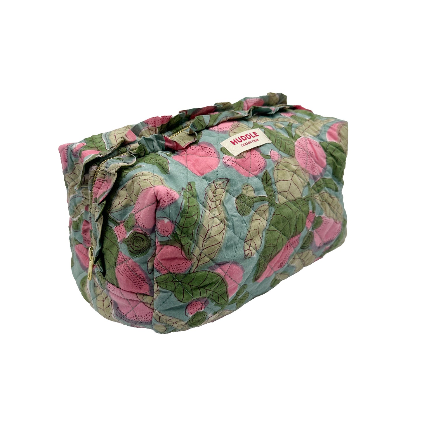 Frilled Cotton Wash Bag - Tilly