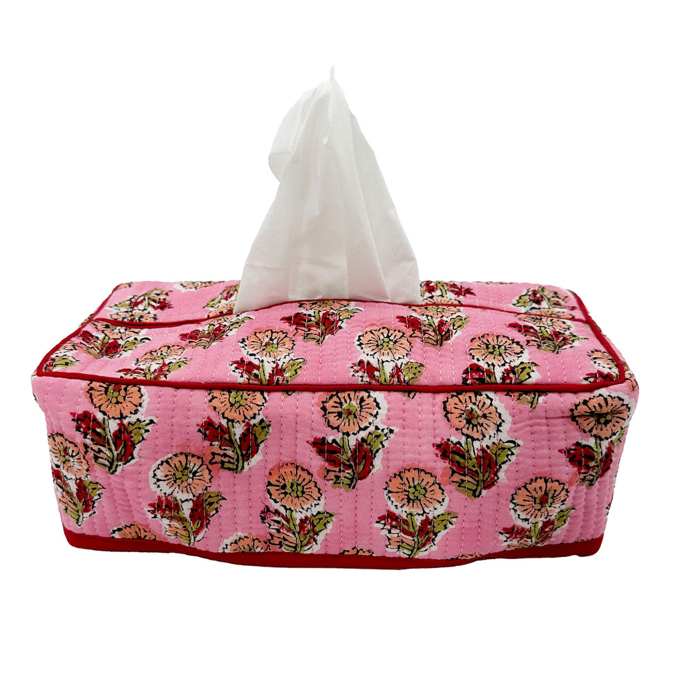 Quilted Tissue box cover - Tess