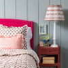 Mimi Pleated Cotton Block Printed Scallop Lampshade