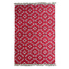 Arrti Indian Cotton Handmade Rug - Sparkle Red