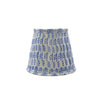 Grace Pleated Cotton Block Printed Lampshade