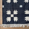 Shivani Indian Cotton Handmade Rug - Sparkle Navy