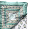 Zara Handmade Block Print Cotton Quilt