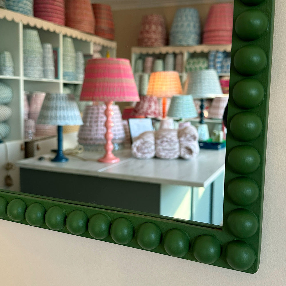Bobbin Mirror - Racing Green - In stock