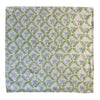 Bow Peep block printed Napkins (4) - Blue and Green