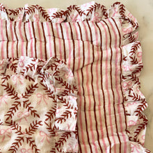  Bow Peep Handmade Block Print Cotton Quilt in Pink