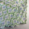 Bow Peep block printed Napkins (4) - Blue and Green