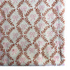 Bow Peep block printed table cloth - Pink and Berry