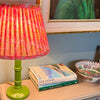Polly Pleated Cotton Block Printed Lampshade